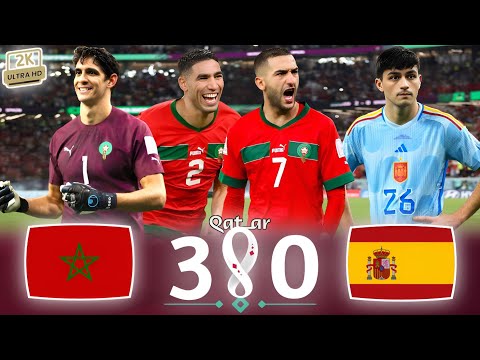 Morocco Makes History Against Spain! Penalty Shootout Drama (3-0) 🔥 • R16 WC 2022 Full Highlights 2K