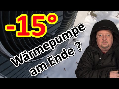 Undersized? Freezing frost nights are pushing our heat pump to its performance limit.