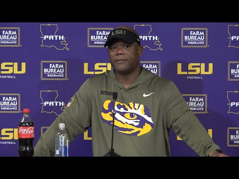 LSU Frank Wilson WIN over Arkansas postgame