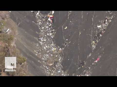 Footage of the Germanwings Flight 9525 crash site | Mashable