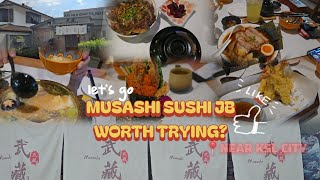 Favourite Japanese Spot Near #KSL  Musashi Sushi #武藏 @ Taman Melodies JB