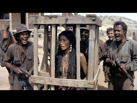 Clint Eastwood Saves a Trapped Apache Princess from Filthy Bandits — Wild West Movie (1969)