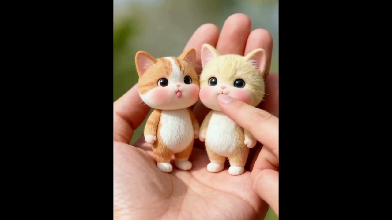 ハッピーバレンタイン！私たちはおしゃべりが大好きな仲良しの猫カップルですHappy Valentine’s Day! a pair of chatty little kitties#cutecat