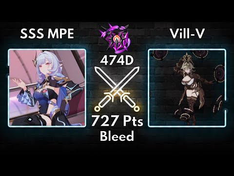 HI3 SEA EX Abyss | Nirvana 476D Bleed Vill-V 727 Pts (SSS MPE, S3 HOS, SI) Dudu 4*
