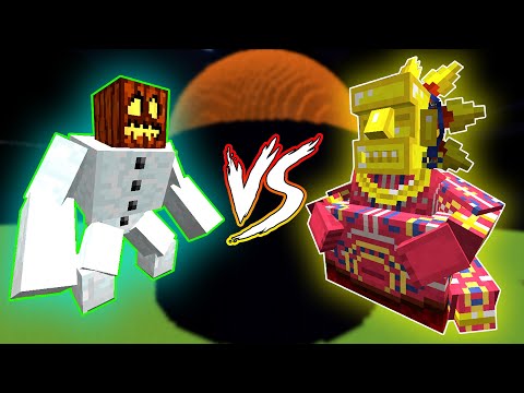 Barako the Sun Chief VS Mutant Snow Golem - Minecraft Mob Battle - SLN Craft