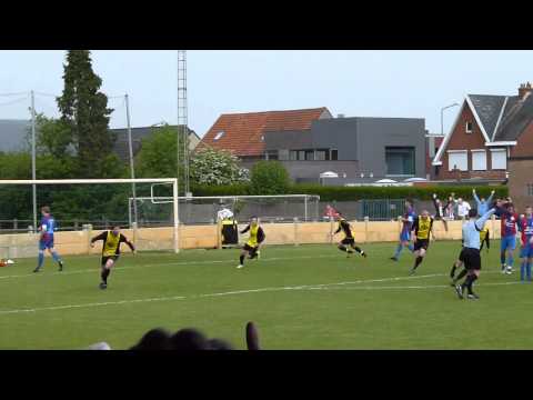 vrijetrap goal pala Genk VV .MTS