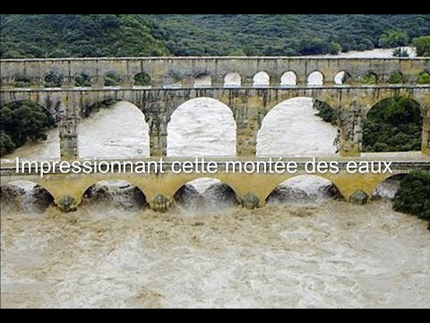 Inondations dans le Gard et l'Hérault en 2002 et 2020