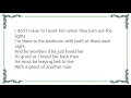 George Jones - The Ghost of Another Man Lyrics