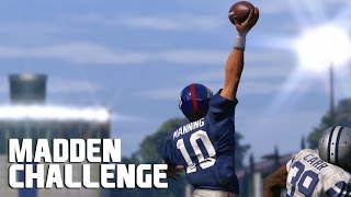 Can Eli Manning Recreate The Odell Beckham Jr Catch? - Madden NFL Challenge