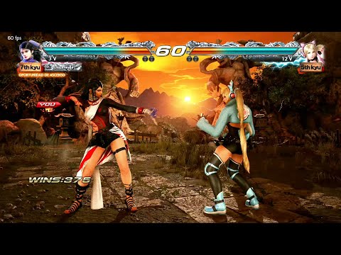 114_2 Zafina vs Lucky Chloe Ryona - Tekken 7 5.00 ( Uchiha x24 ) Gameplay PC RX 570 8G
