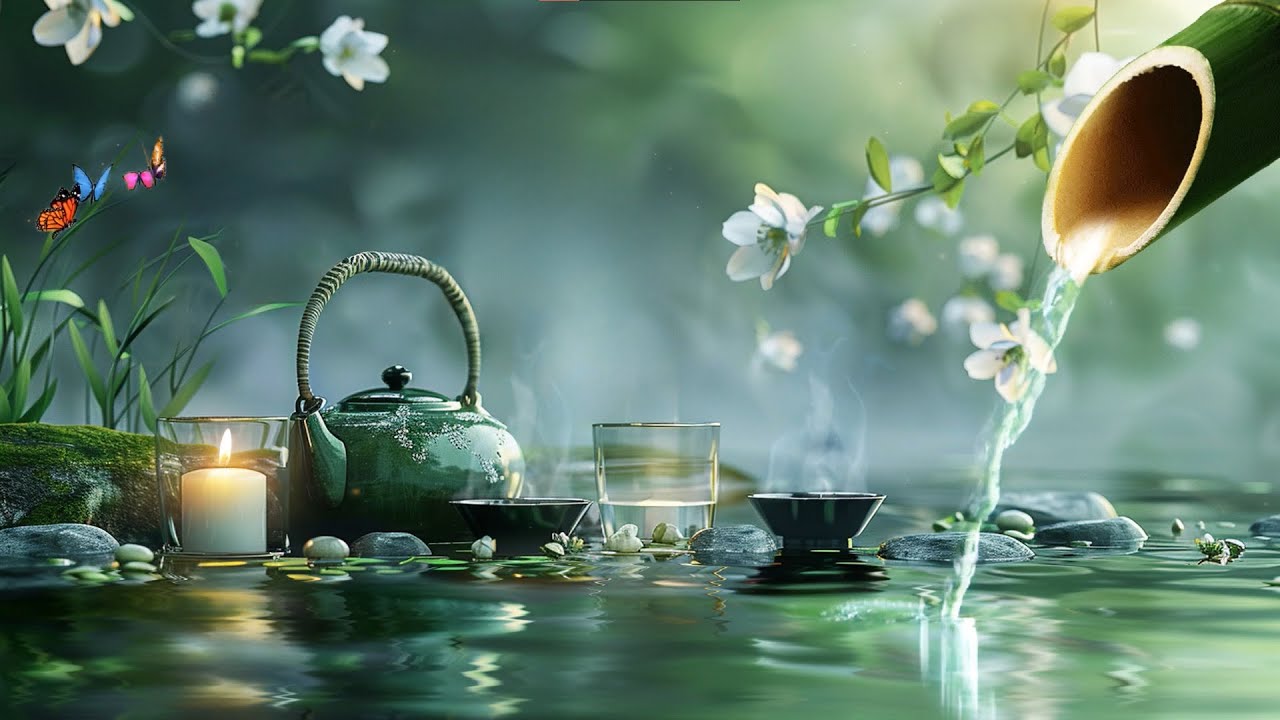 Soothing Spa Piano 🌿 Relaxing Music with Nature Sounds ~ Relieves Stress, Anxiety & Depression