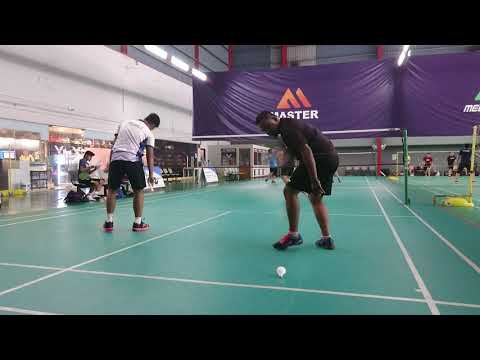 Badminton Sunsuria Men's Double Sparring Sepot / Farid Naslim Vs Helmi Zulhaidie / Boy Sado