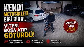  Kendi Motosikleti Gibi Bindi, Vitesi Boşa Atıp Götürdü