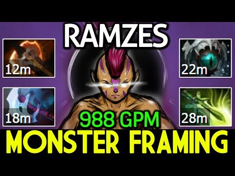 RAMZES [Anti Mage] Monster Farming 12 Min BF 7.14 Dota 2