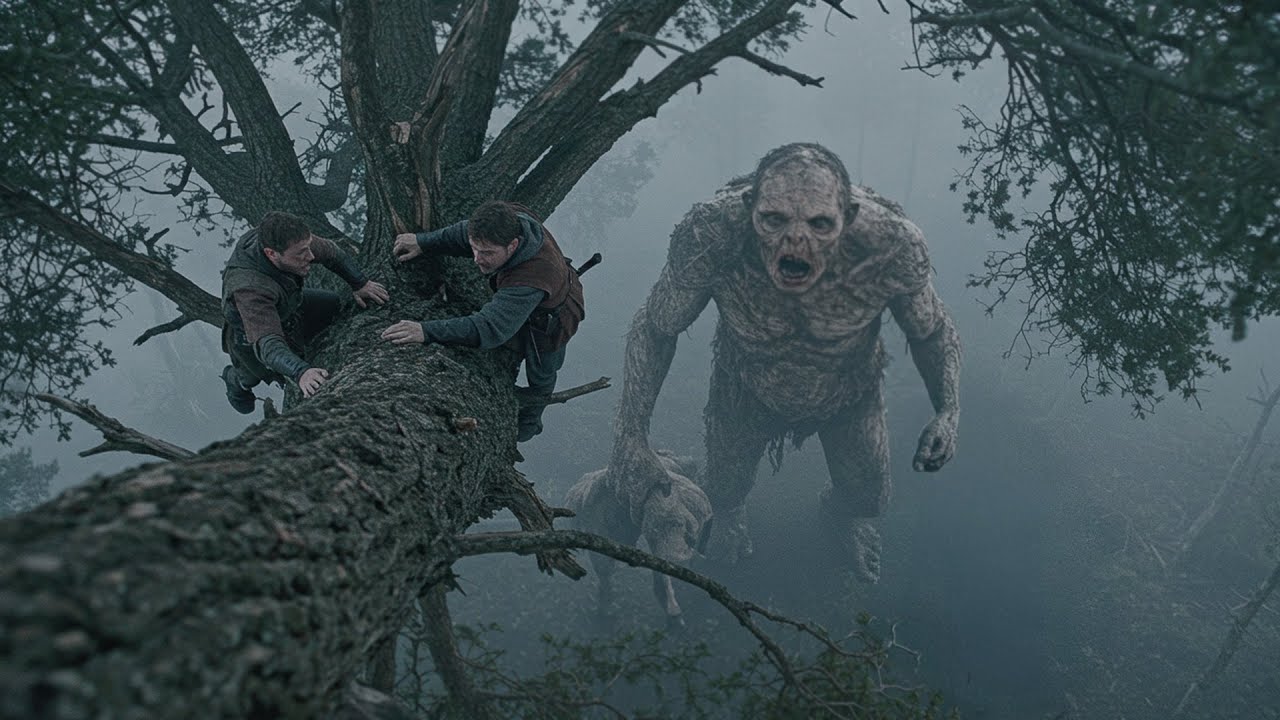 Homens Vão em Busca de Garota Perdida na Floresta Mas o que Encontram é uma Criatura Gigante Faminta