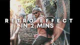VHS/Retro Effect in 2 Minutes - Photoshop 2021