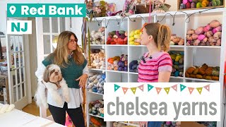 yarn dyeing inspiration & studio tour // Chelsea Luxe Yarns in Red Bank, NJ