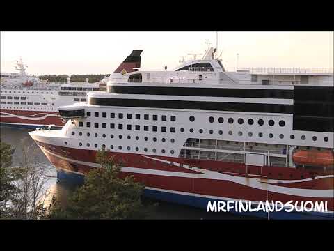 Epic Departure By Viking Line MS Grace & Amorella 28 11 2021 Mariehamn Åland