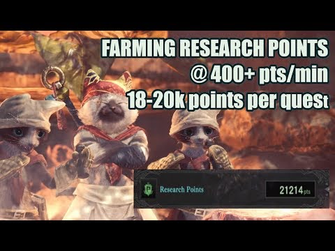 MHWORLD [Farming Research Points]
