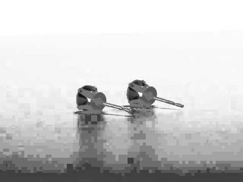 Sterling Silver Black CZ 5mm Round Post Earrings