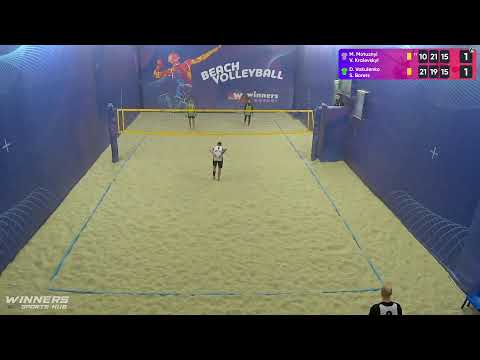 21:00 M. Motuznyi / V. Kraievskyi - D. Vakulenko / S. Borets 09.02.2023 | Winners Beach Volleyball