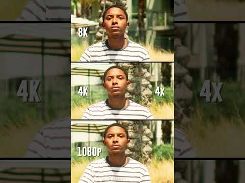 Does Resolution Matter? 8k vs 4k vs 1080p! |  #cinematography #filmmaker #cinematographer #camera