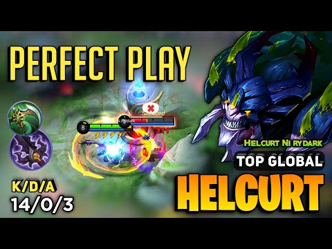 PERFECT PLAY! Helcurt Best Build 2023 [ Helcurt Top Global Gameplay ] By Helcurt ni rydark- MLBB