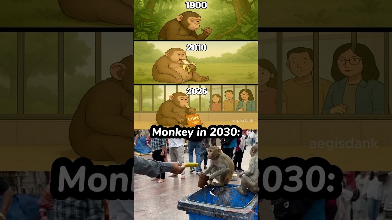 Monkey Be Like 🍌➡️🧋