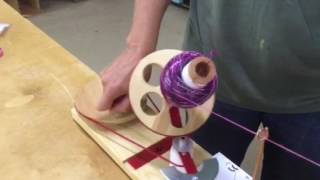Winding Merino yarn