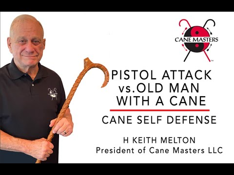 Pistol Attack vs. Old Man With A Cane