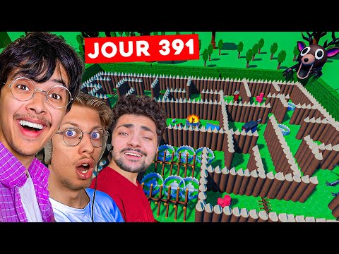 We built the BIGGEST MAZE in 99 Nights in the Woods (Ft StundZow and Clinko)