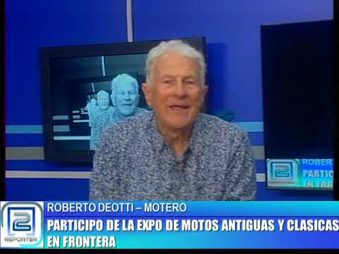 ROBERTO DEOTTI, MOTERO. PARTICIPO DE LA EXPO MOTOS ANTIGUAS EN FRONTERA, SANTA FE