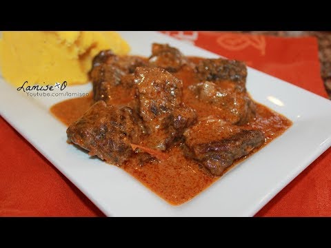 African Dried Beef And Peanut Butter Stew | African Peanut Butter Soup | Episode 252