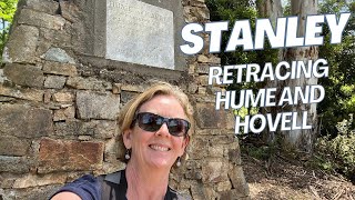 Stanley monument atop another mountain - retracing Hume and Hovell's expedition of 1824