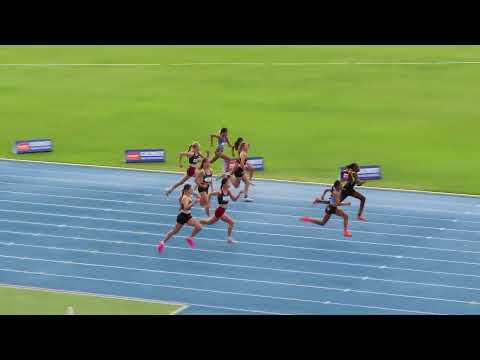 100m U13 Women Final, 2025 Australian Athletic Championships, Perth 4/04/2025