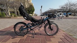 リカンベント RECUMBENT HP Velotechnik GrassHopper USS 走行動画 4K