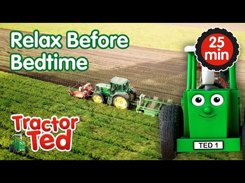😴 Relaxing tractor Videos For Before Bedtime | Tractor Ted Official