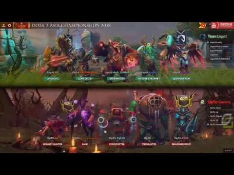 Team Liquid vs Optic Gaming  Dota Asian Championship 2018