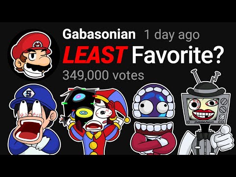 LEAST Favorite SMG4 & Digital Circus Poll Compilation