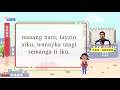 生活說族語第二季 噶瑪蘭語 09訪談用語