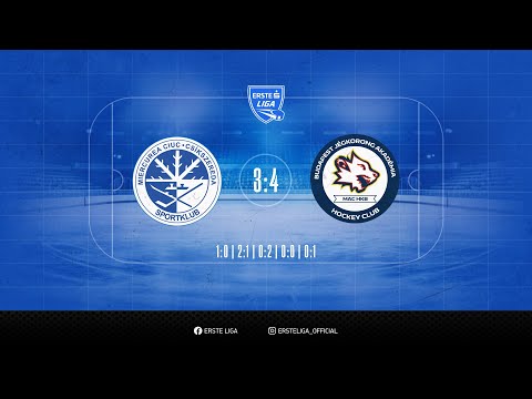 Gólösszefoglaló - EL 5 - Sport Club Csíkszereda - Budapest Jégkorong Akadémia HC 3-4 20250914