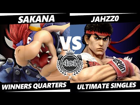 4o4 Smash Night 72 - WDKL|GUMP2| Sakana (Bowser) vs InC| Jahzz0 (Ryu) - Winners Quarter-Final