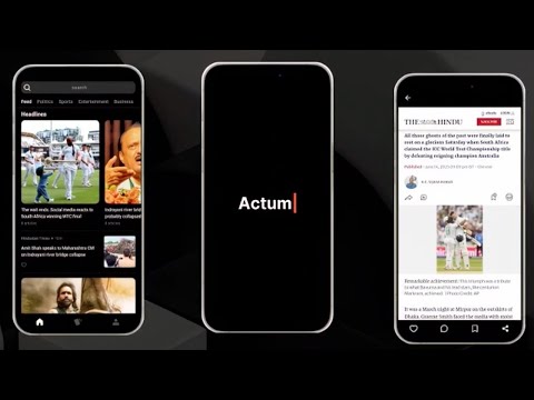 Actum – News Reimagined