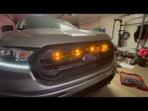 2020 Ford Ranger LED Grill Lights - Custom Auto Works - How to