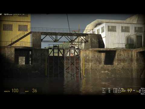 Half-Life 2: Shortcut, getting the gate open on the canals levels.