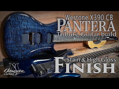 Westone X390 Pantera CB - Tribute Guitar Build  - High Gloss Guitar Finish - The Struggle is REAL!!
