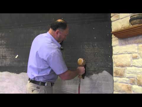 Step 1   Surface preparation: Stone Veneer Installation