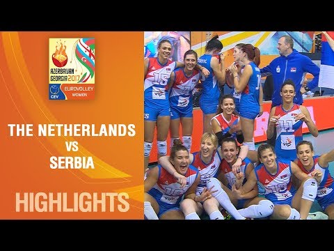Netherlands - Serbia | Highlights Gold Medal Match | EUROVOLLEY AZERBAIJAN AND GEORGIA 2017