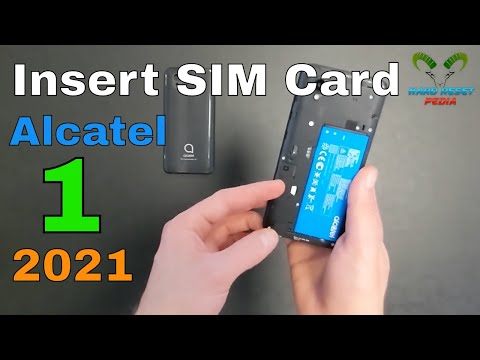 Alcatel 1 2021 Insert The SIM Card