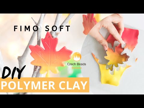 Autumn Leaves Fimo Soft DIY Easy Polymer Clay Tutorial